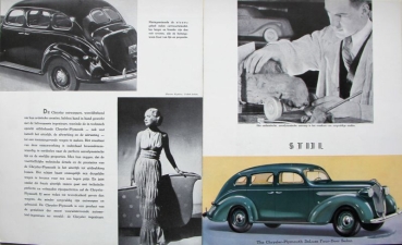 Chrysler Plymouth Modelprogram 1937 Carbrochure-Map (7812)